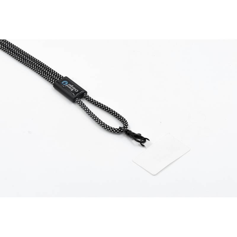 Lanyard Brandcharger Lany, sivá gun metal Lanyard Brandcharger Lany, sivá gun metal
