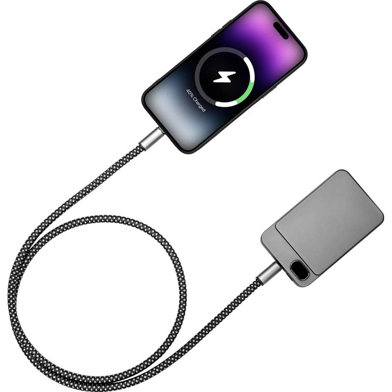 Nabíjací kábel Brandcharger Volt, sivá gun metal Nabíjací kábel Brandcharger Volt, sivá gun metal