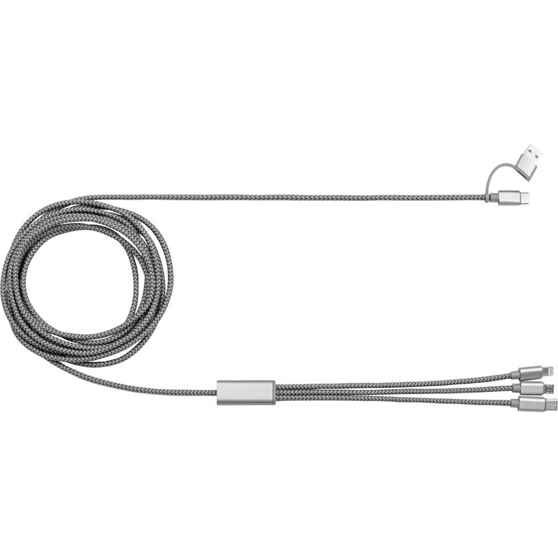 Nabíjací kábel Brandcharger Trident 2+, sivá gun metal Nabíjací kábel Brandcharger Trident 2+, sivá gun metal