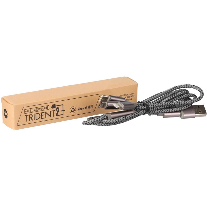 Nabíjací kábel Brandcharger Trident 2+, sivá gun metal Nabíjací kábel Brandcharger Trident 2+, sivá gun metal