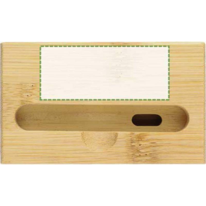 Bambusový stojan na telefon Albert, hnědá Bambusový stojan na telefon Albert, hnědá