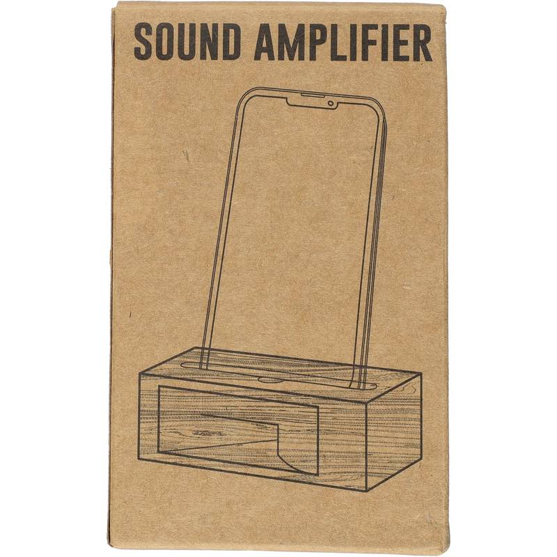 Bambusový stojan na telefon Albert, hnědá Bambusový stojan na telefon Albert, hnědá