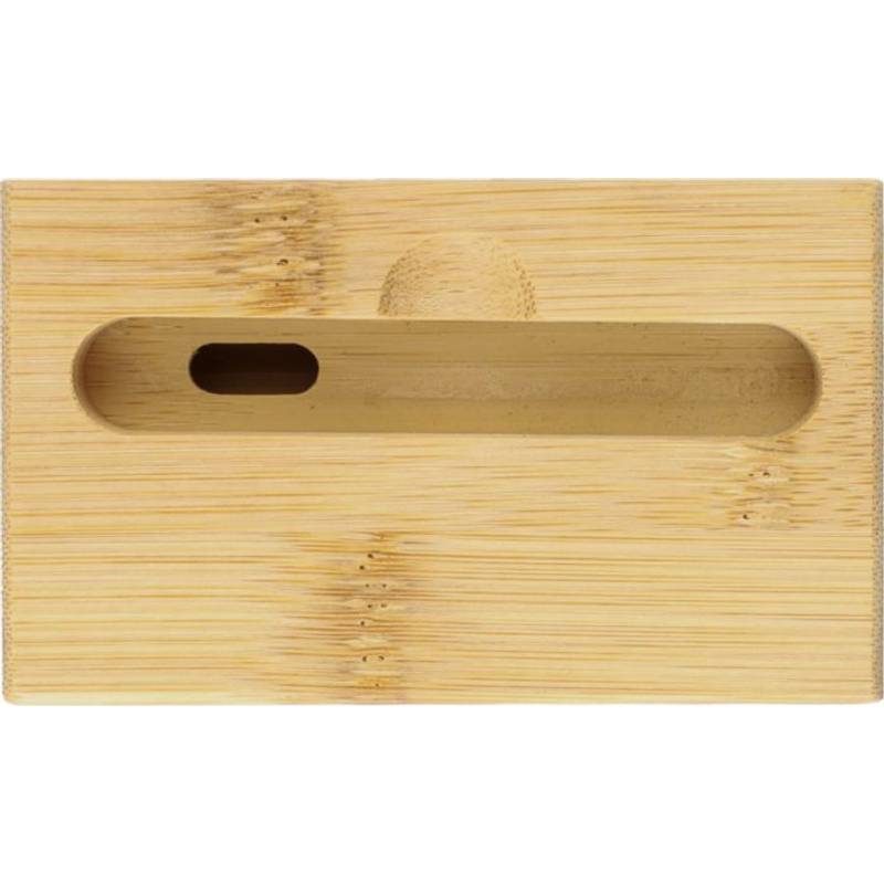 Bambusový stojan na telefon Albert, hnědá Bambusový stojan na telefon Albert, hnědá