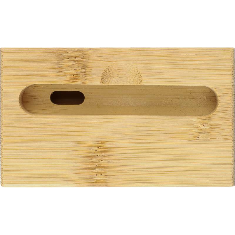 Bambusový stojan na telefon Albert, hnědá Bambusový stojan na telefon Albert, hnědá