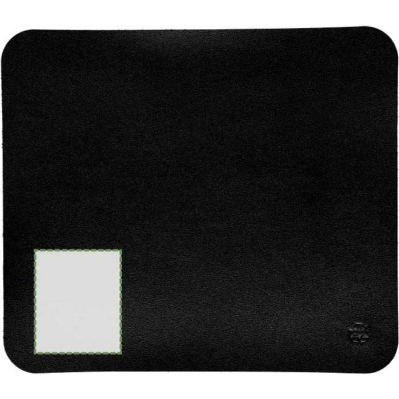 Recyklovaná podložka pod myš Alexis, čierna Recyklovaná podložka pod myš Alexis, čierna