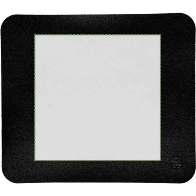 Recyklovaná podložka pod myš Alexis, čierna Recyklovaná podložka pod myš Alexis, čierna