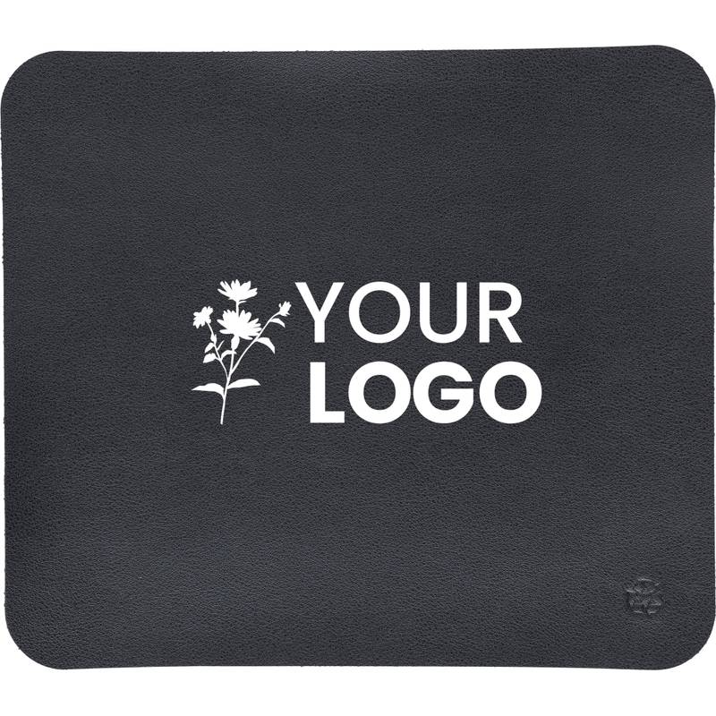 Recyklovaná podložka pod myš Alexis, čierna Recyklovaná podložka pod myš Alexis, čierna