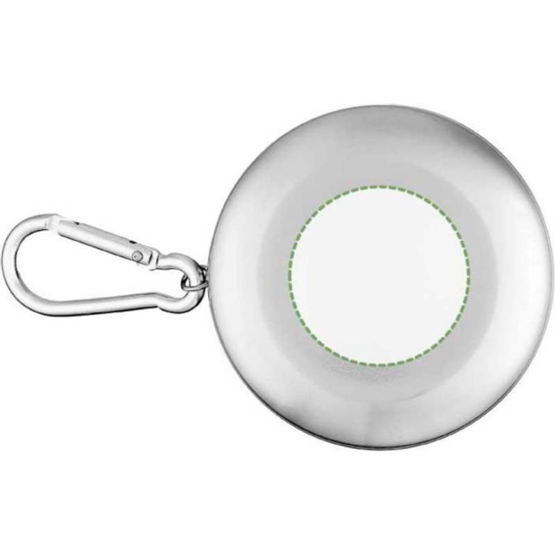 Nerezový skladací pohár Annette, sivá strieborná Nerezový skladací pohár Annette, sivá strieborná