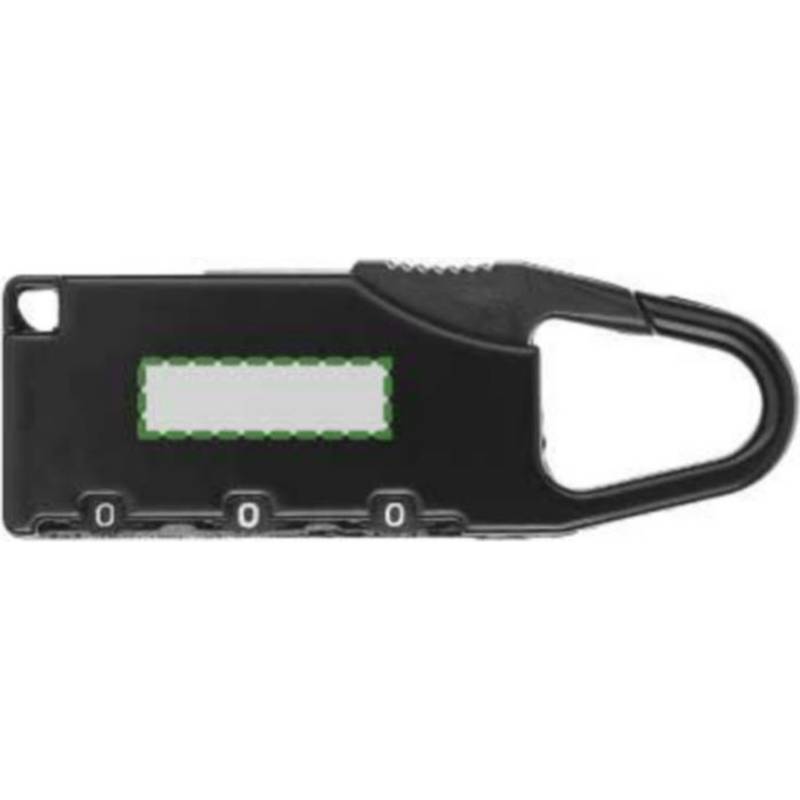 Číselný visiaci zámok zo zinkovej zliatiny April, čierna Číselný visiaci zámok zo zinkovej zliatiny April, čierna