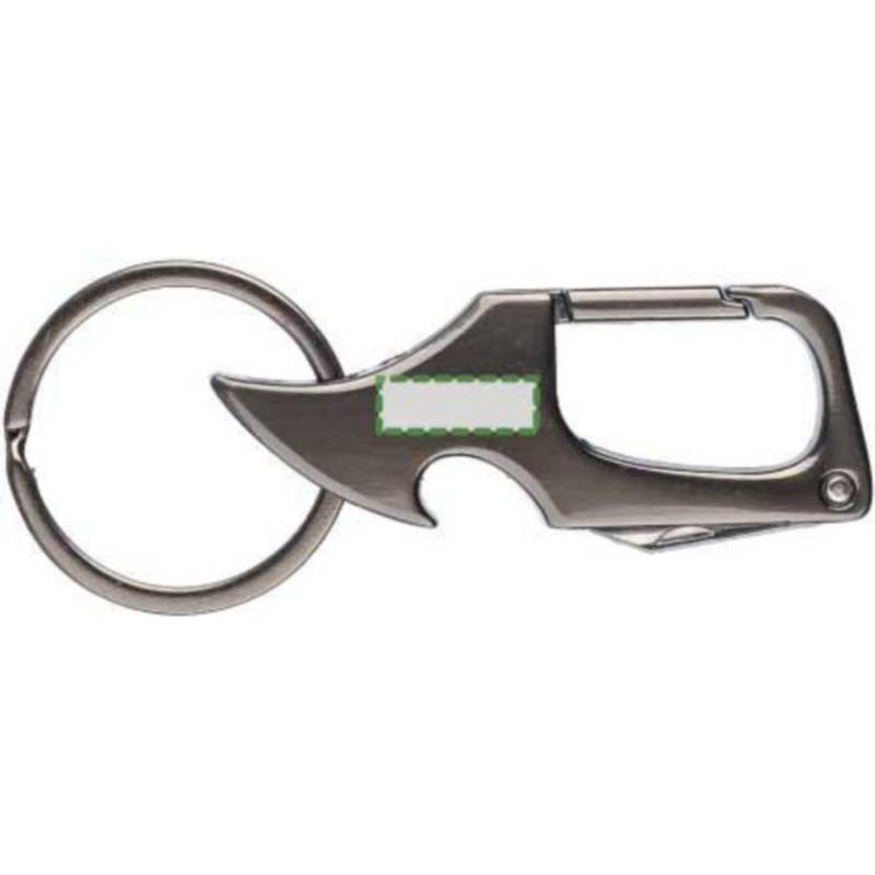 Kovová kľúčenka Bella s karabínou, sivá gun metal Kovová kľúčenka Bella s karabínou, sivá gun metal