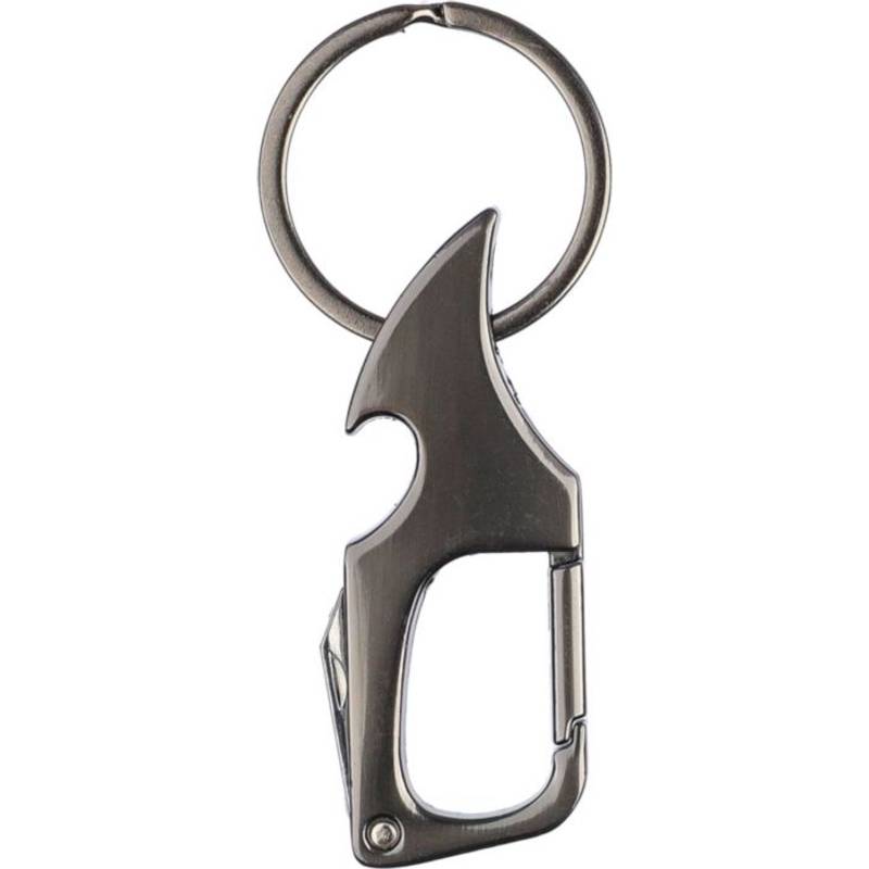 Kovová kľúčenka Bella s karabínou, sivá gun metal Kovová kľúčenka Bella s karabínou, sivá gun metal