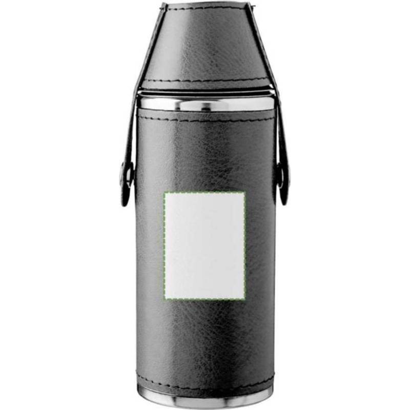 Recyklovaná nerezová banka Brock, hnedá Recyklovaná nerezová banka Brock, hnedá