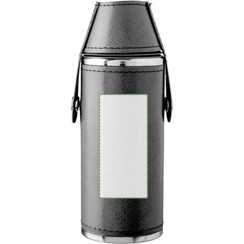 Recyklovaná nerezová banka Brock, hnedá Recyklovaná nerezová banka Brock, hnedá