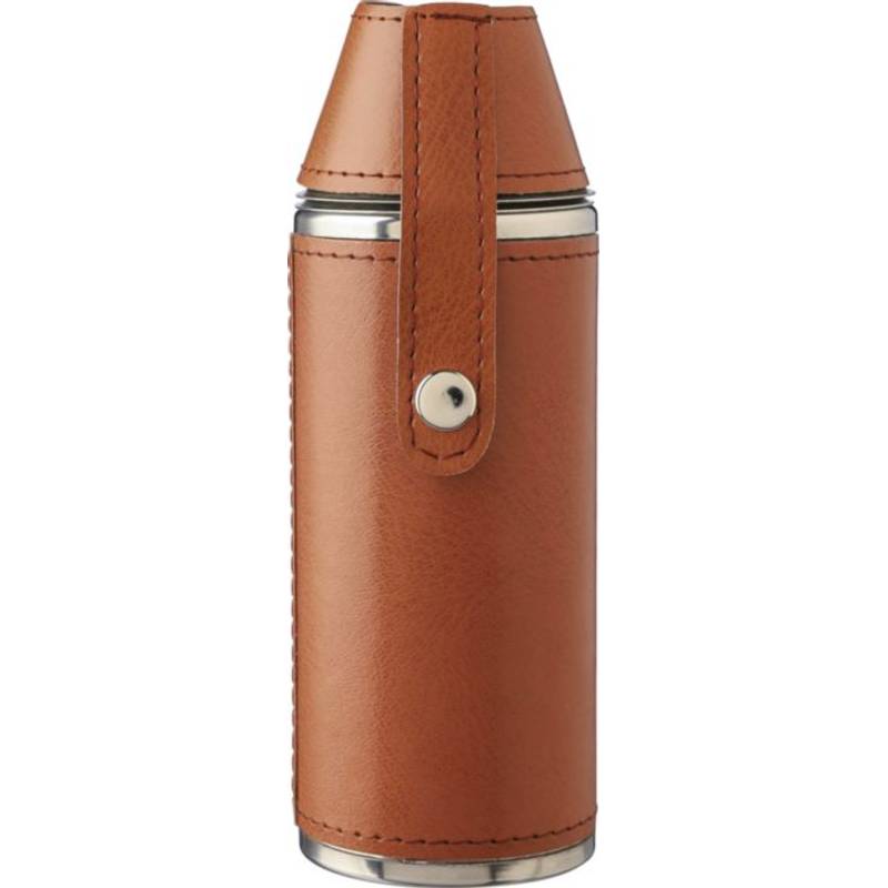 Recyklovaná nerezová banka Brock, hnedá Recyklovaná nerezová banka Brock, hnedá