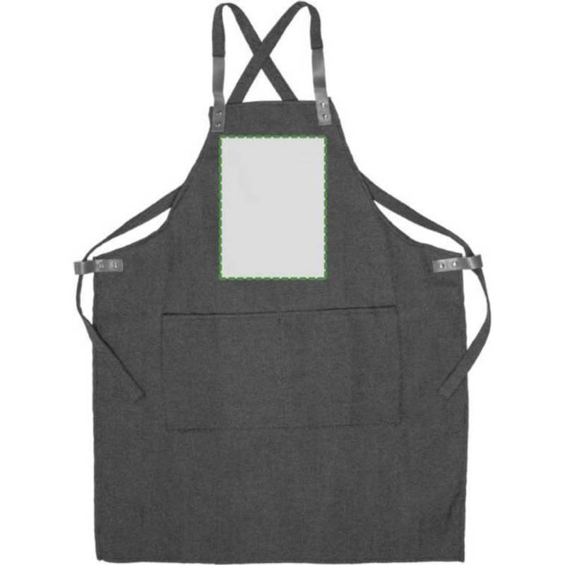 Džínová zástěra (280 gsm) Greg, modrá Džínová zástěra (280 gsm) Greg, modrá