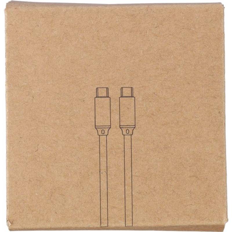 Nylonový nabíjací kábel Jacob, biela Nylonový nabíjací kábel Jacob, biela