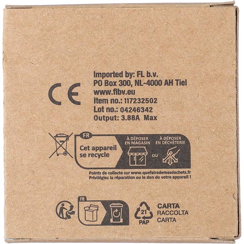 Nylonový nabíjací kábel Janet, čierna Nylonový nabíjací kábel Janet, čierna