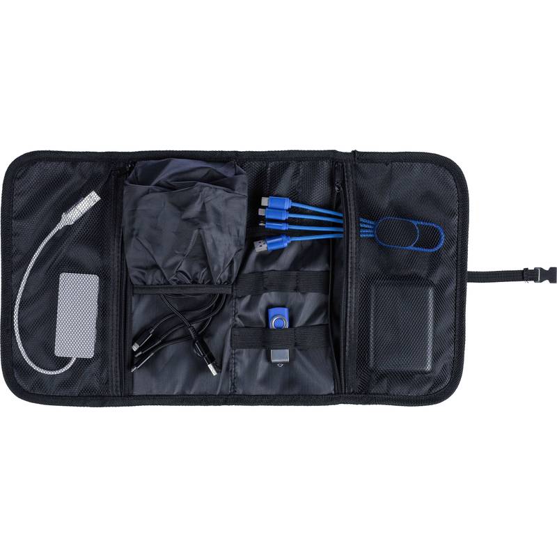 1680D polyesterová rolovací taška Johnny, černá 1680D polyesterová rolovací taška Johnny, černá