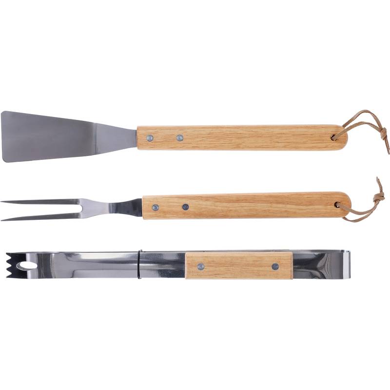 Nerezový grilovací set Kaitlyn, hnědá Nerezový grilovací set Kaitlyn, hnědá