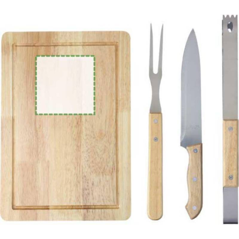 Nerezový grilovací set Kathleen, černá Nerezový grilovací set Kathleen, černá