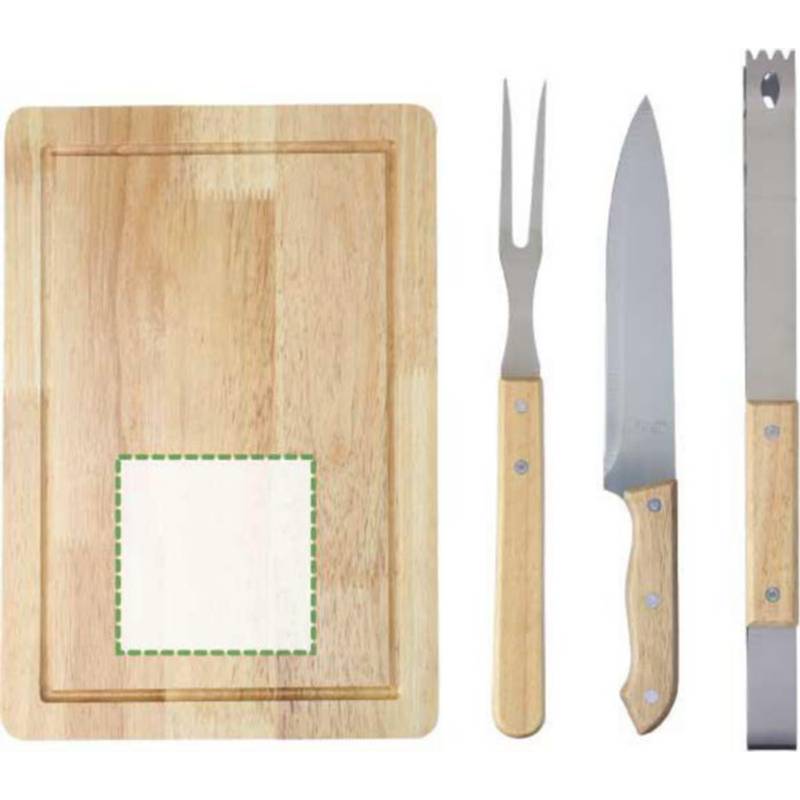 Nerezový grilovací set Kathleen, černá Nerezový grilovací set Kathleen, černá