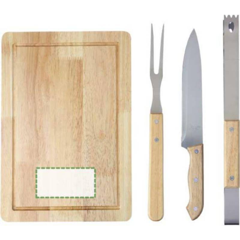 Nerezový grilovací set Kathleen, černá Nerezový grilovací set Kathleen, černá