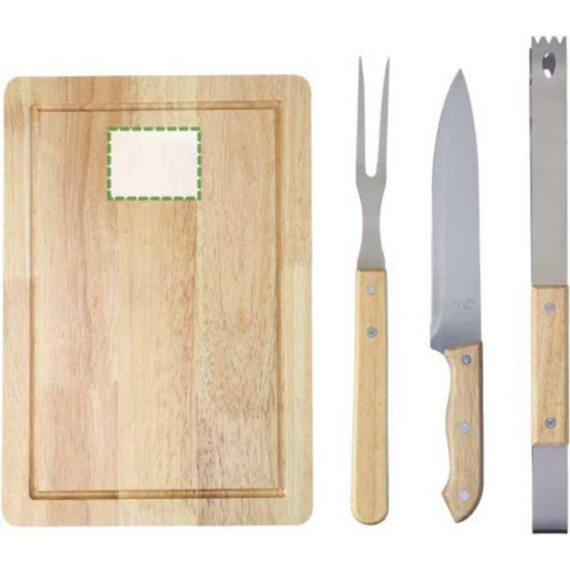 Nerezový grilovací set Kathleen, černá Nerezový grilovací set Kathleen, černá