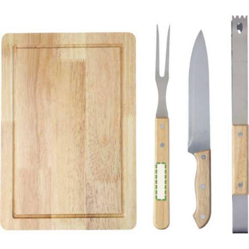 Nerezový grilovací set Kathleen, černá Nerezový grilovací set Kathleen, černá