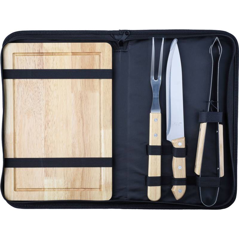 Nerezový grilovací set Kathleen, černá Nerezový grilovací set Kathleen, černá