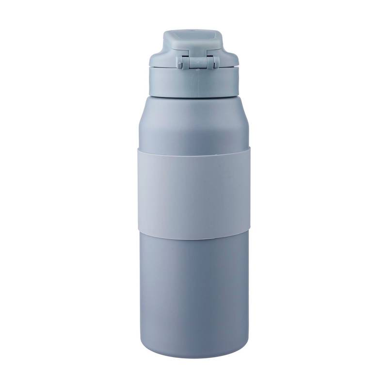 Nerezová dvojstenná fľaša na pitie Katie 800 ml, čierna Nerezová dvojstenná fľaša na pitie Katie 800 ml, čierna