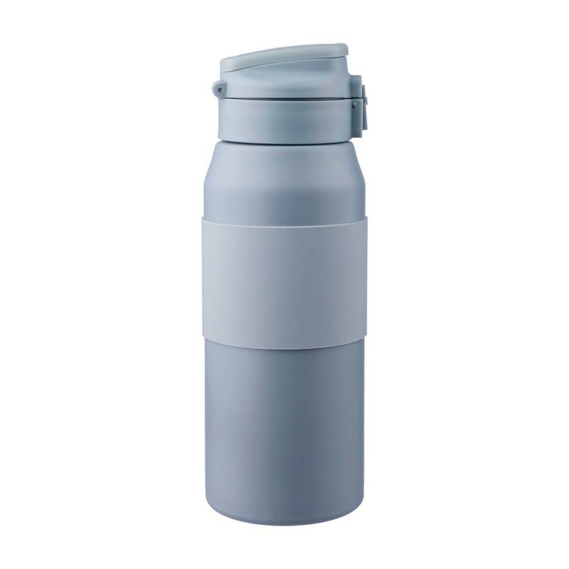 Nerezová dvojstenná fľaša na pitie Katie 800 ml, čierna Nerezová dvojstenná fľaša na pitie Katie 800 ml, čierna