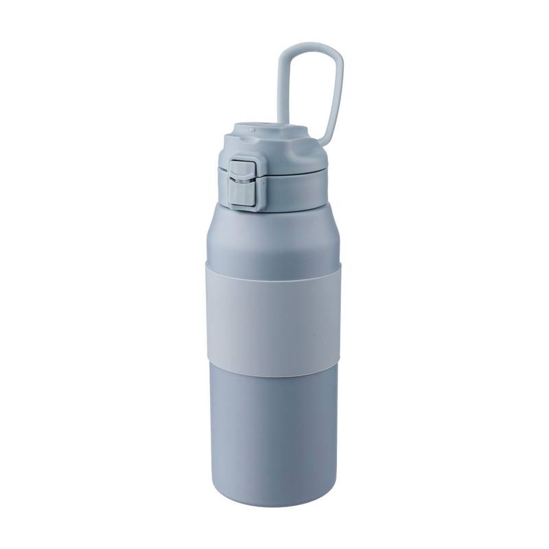 Nerezová dvojstenná fľaša na pitie Katie 800 ml, čierna Nerezová dvojstenná fľaša na pitie Katie 800 ml, čierna