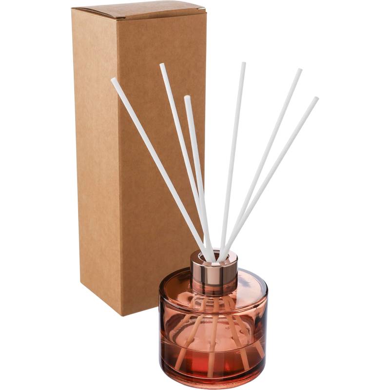 Skleněný difuzor Ken, hnědá Skleněný difuzor Ken, hnědá