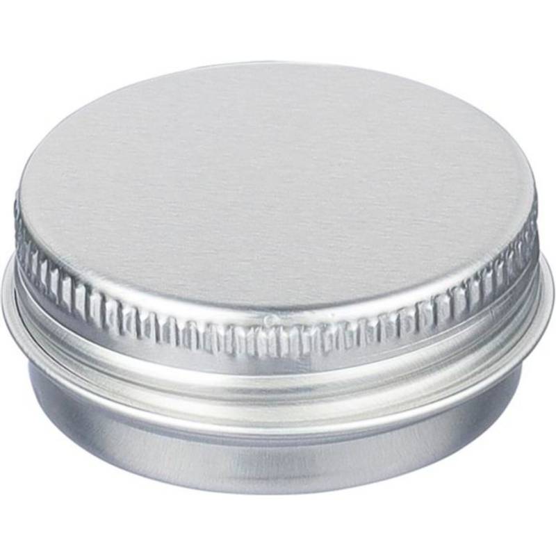 Balzam na pery z kovového plechu Kevin, sivá strieborná Balzam na pery z kovového plechu Kevin, sivá strieborná