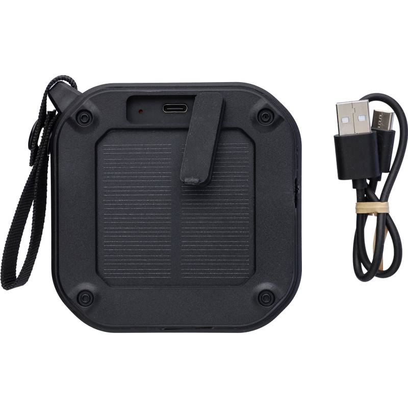 Recyklovaný ABS vonkajší reproduktor Lois, čierna Recyklovaný ABS vonkajší reproduktor Lois, čierna