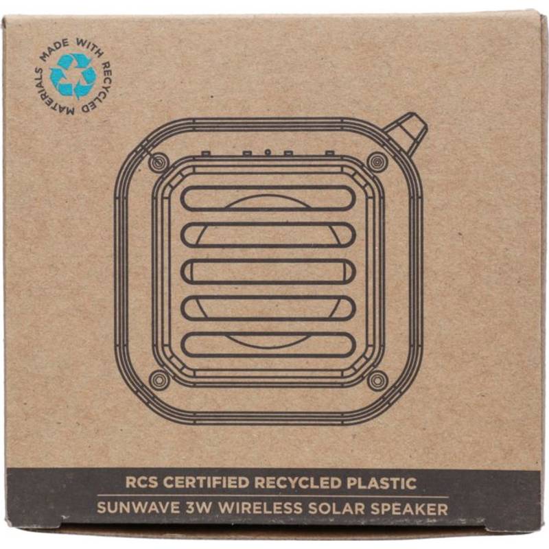 Recyklovaný ABS vonkajší reproduktor Lois, čierna Recyklovaný ABS vonkajší reproduktor Lois, čierna