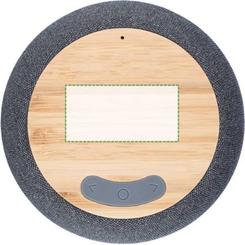 Recyklovaný bambusový reproduktor Lyle, čierna Recyklovaný bambusový reproduktor Lyle, čierna