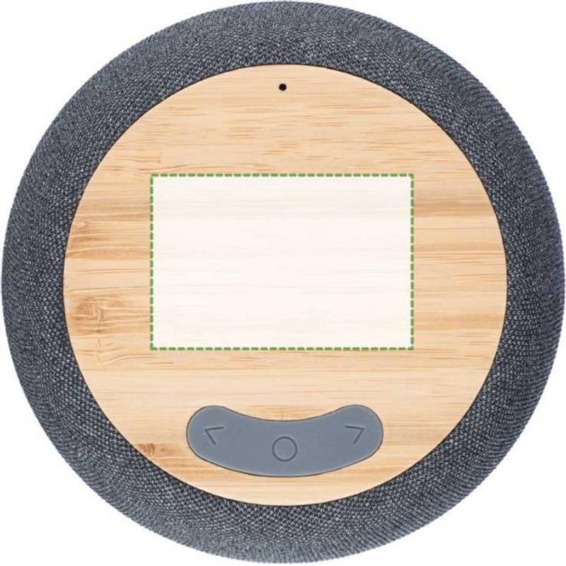 Recyklovaný bambusový reproduktor Lyle, čierna Recyklovaný bambusový reproduktor Lyle, čierna