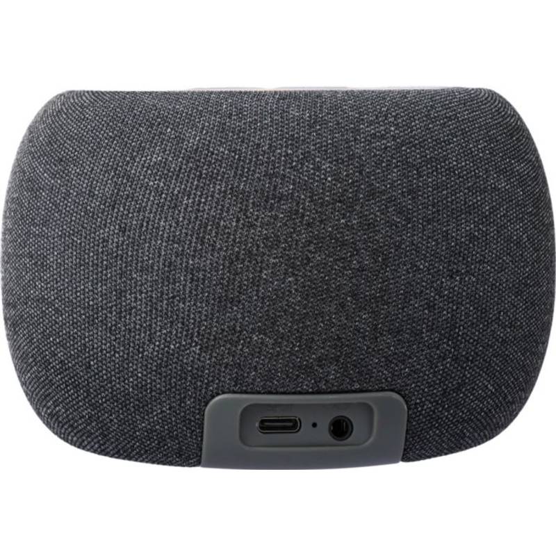 Recyklovaný bambusový reproduktor Lyle, čierna Recyklovaný bambusový reproduktor Lyle, čierna