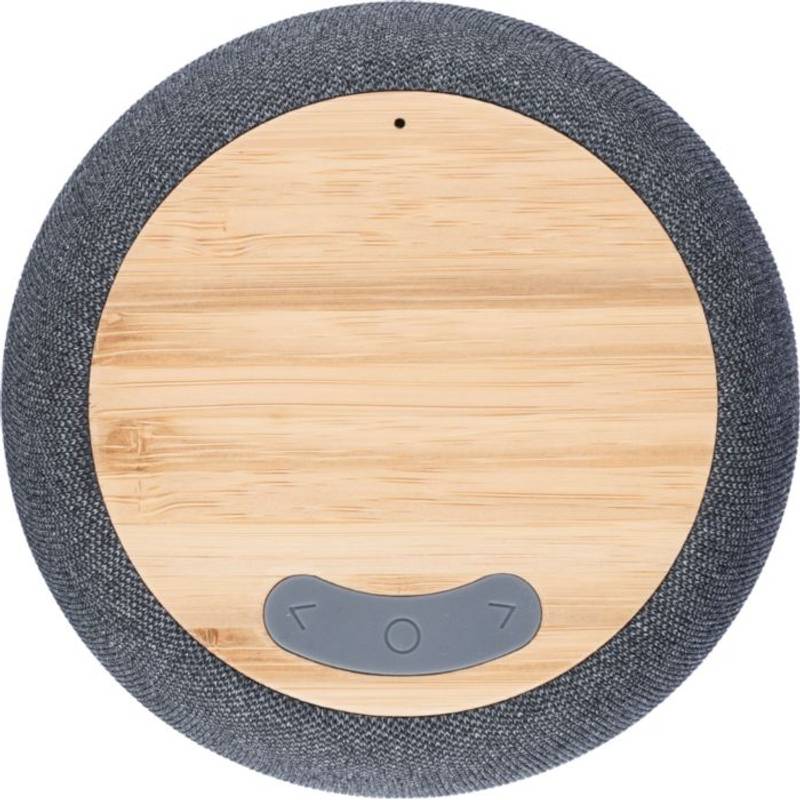 Recyklovaný bambusový reproduktor Lyle, čierna Recyklovaný bambusový reproduktor Lyle, čierna