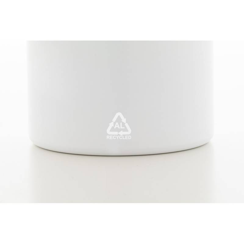 Ralusip Plus láhev z recyklovaného hliníku, bílá Ralusip Plus láhev z recyklovaného hliníku, bílá