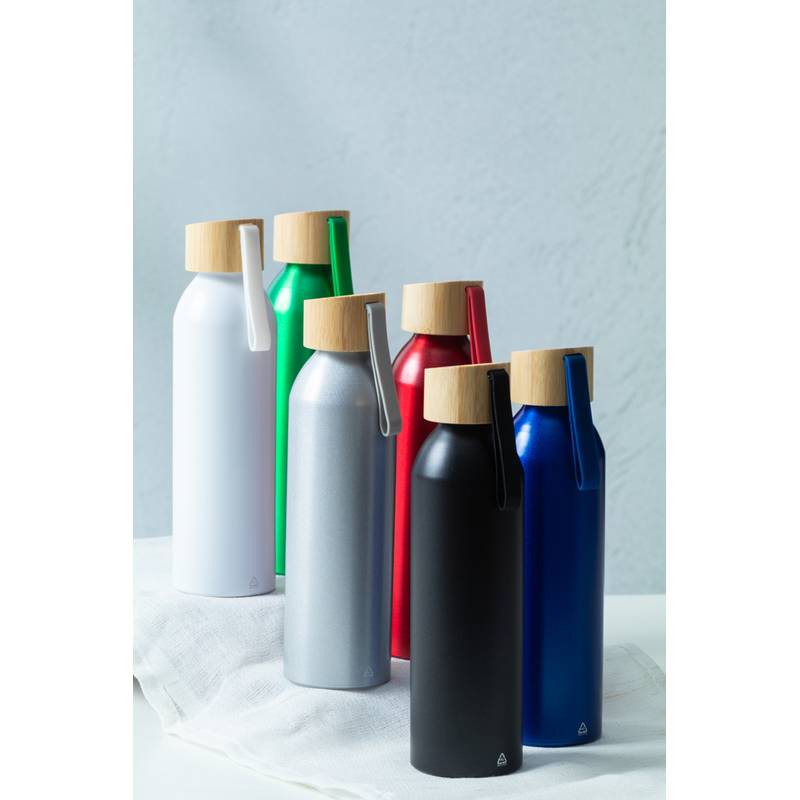 Ralusip Plus láhev z recyklovaného hliníku, bílá Ralusip Plus láhev z recyklovaného hliníku, bílá