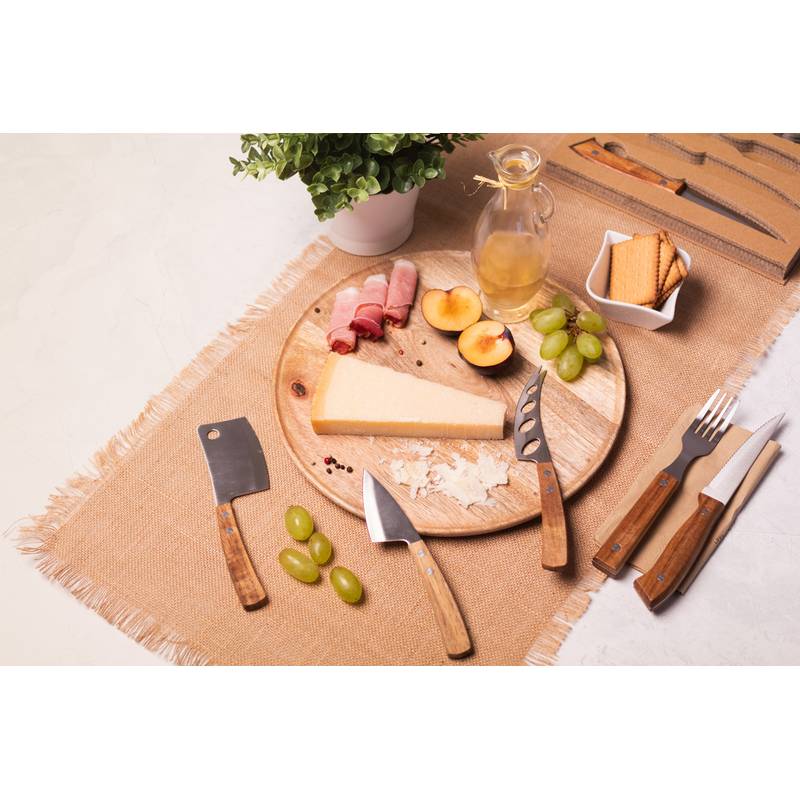 Tomahawk sada steakových příborů, hnědá přírodní Tomahawk sada steakových příborů, hnědá přírodní