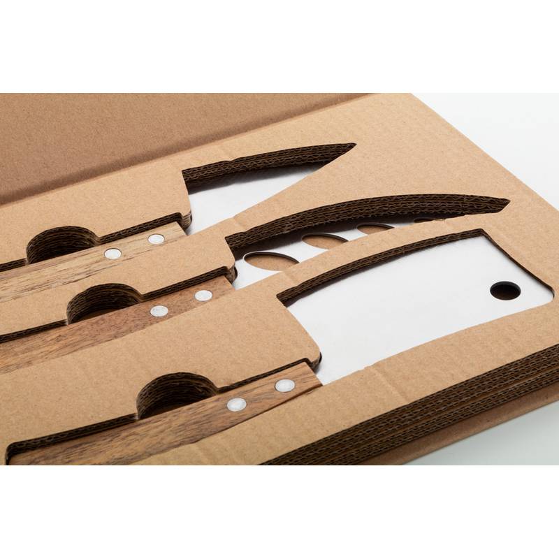 Fontina sada nožov na syr, hnedá natural Fontina sada nožov na syr, hnedá natural