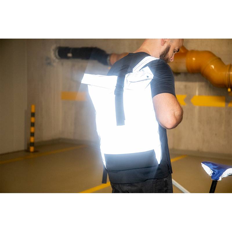 Lumiroll reflexní RPET batoh, šedá stříbrná Lumiroll reflexní RPET batoh, šedá stříbrná