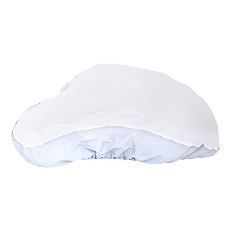 Lumiride reflexný RPET poťah sedla na bicykel, biela Lumiride reflexný RPET poťah sedla na bicykel, biela