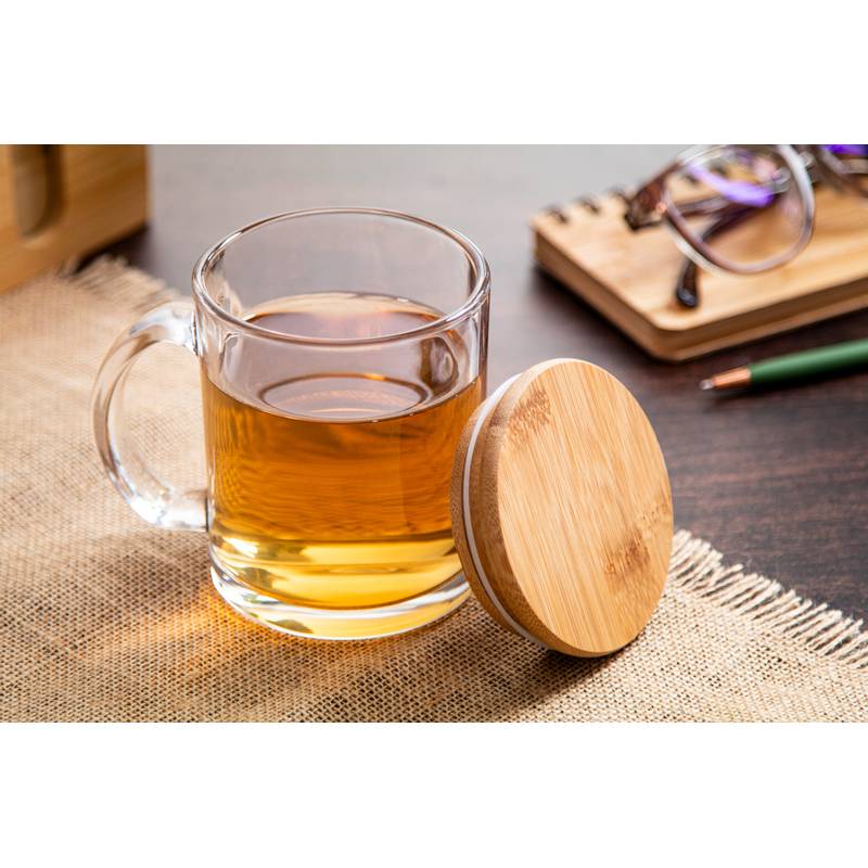 Strobba hrnek z recyklovaného skla, průhledná Strobba hrnek z recyklovaného skla, průhledná