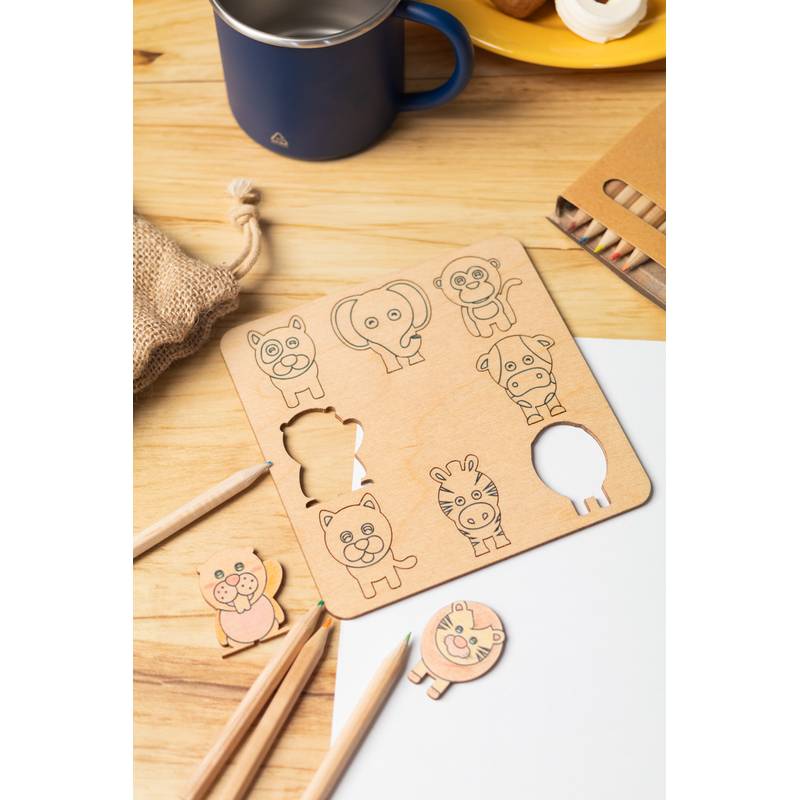 Matchmor hra s přizpůsobením barev, hnědá přírodní Matchmor hra s přizpůsobením barev, hnědá přírodní