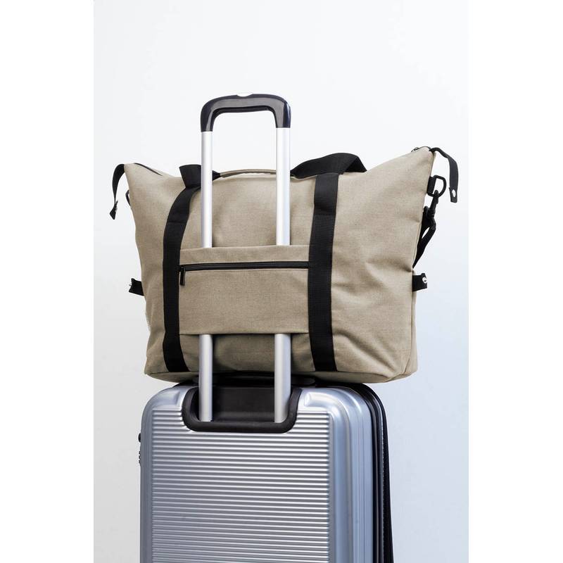 Rebyss Travel cestovní taška z recyklované plátno, hnědá přírodní Rebyss Travel cestovní taška z recyklované plátno, hnědá přírodní
