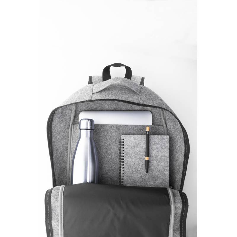 Refelt Back RPET plstěný batoh, šedá Refelt Back RPET plstěný batoh, šedá